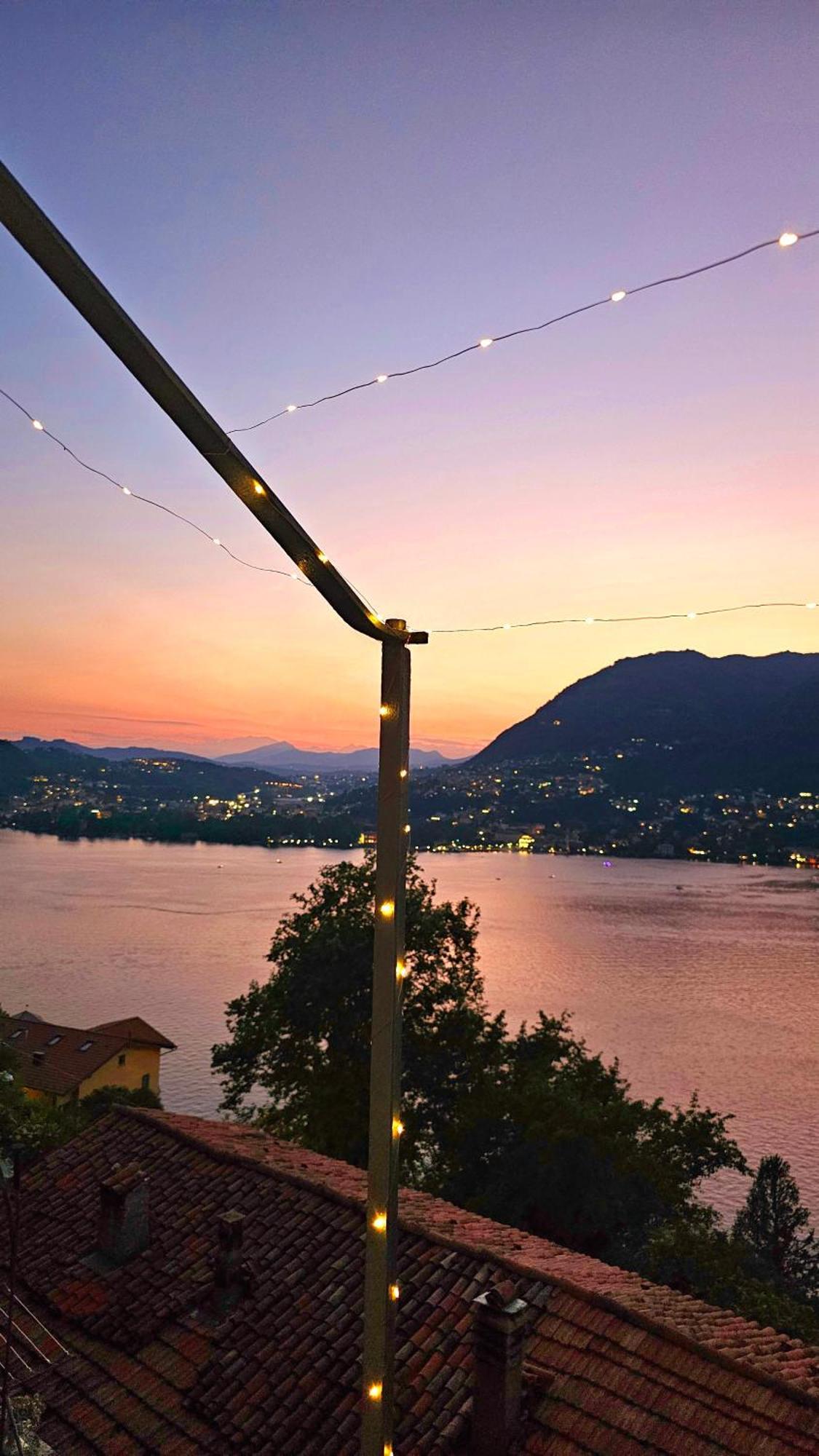 Le Luci Sul Lago Di Como Блевио Экстерьер фото